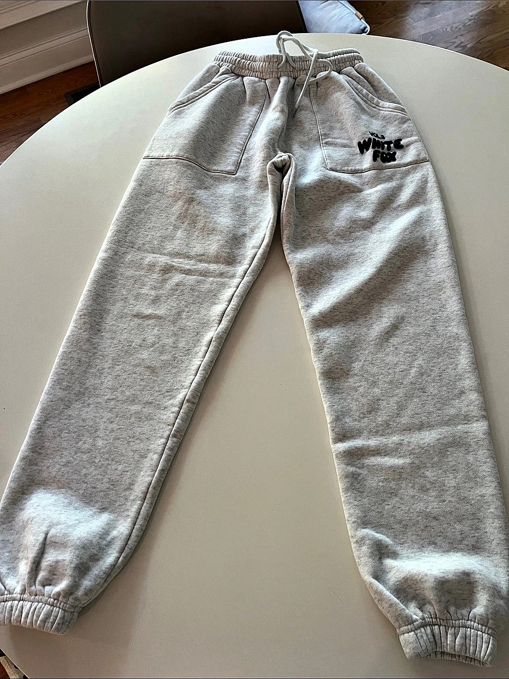 White Fox Vol.3 White Fox sweatpants Gray Jogger Sweatpants Size XXS Like New